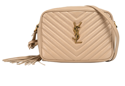Lou Camera Bag, &pound;950, Handbags, Beige, Leather, Front view